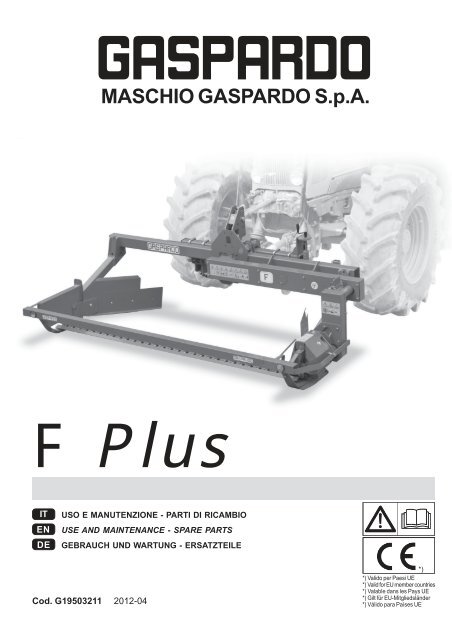 Operation Manual-Spare Parts F Plus 2012-04 (G19503211).pmd