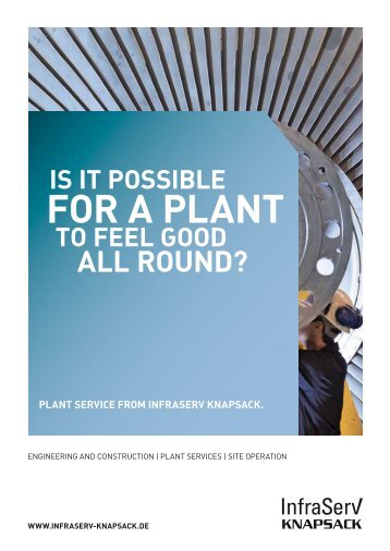 PLANT SERVICE FROM INFRASERV KNAPSACK. IS IT POSSIbLE ...
