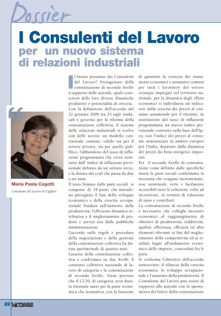 rivista - Consulenti del Lavoro