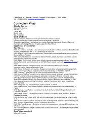 Curriculum Vitae - Giancarlo Caremoli