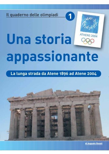 Quaderno delle Olimpiadi" a cura di Augusto Rosati - Lo sport italiano