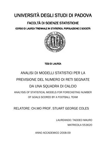 Documento PDF - Università degli Studi di Padova