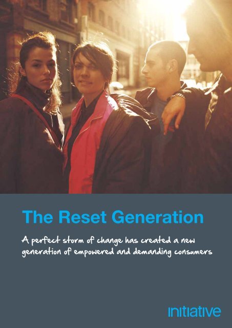 The Reset Generation - Initiative