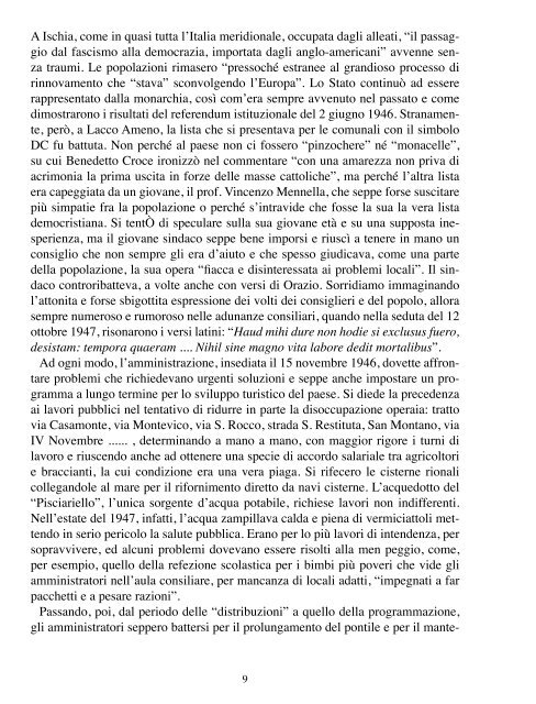 Lacco Ameno e l'isola d'Ischia - Gli anni - La Rassegna d'Ischia