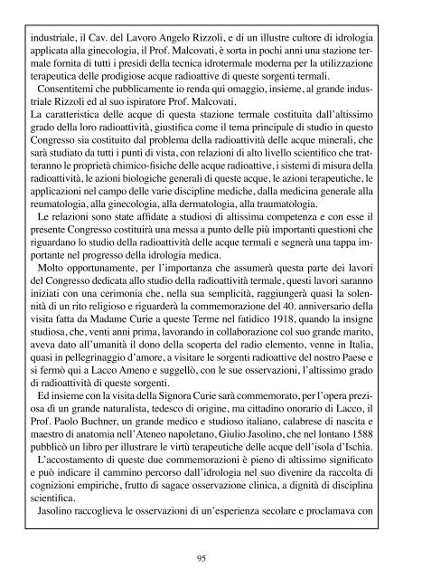 Lacco Ameno e l'isola d'Ischia - Gli anni - La Rassegna d'Ischia