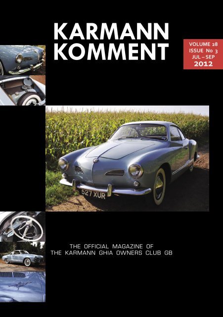KK July-Sept.indd - Karmann Ghia Owners Club