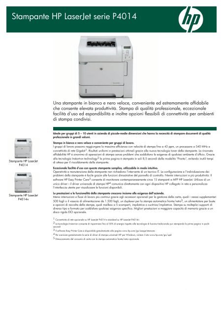 LaserJet P4014 - Copisistem