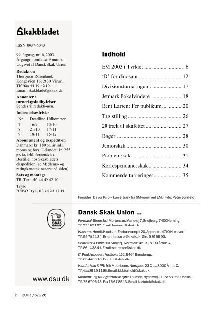 Nr. 6 - DSU - Dansk Skak Union