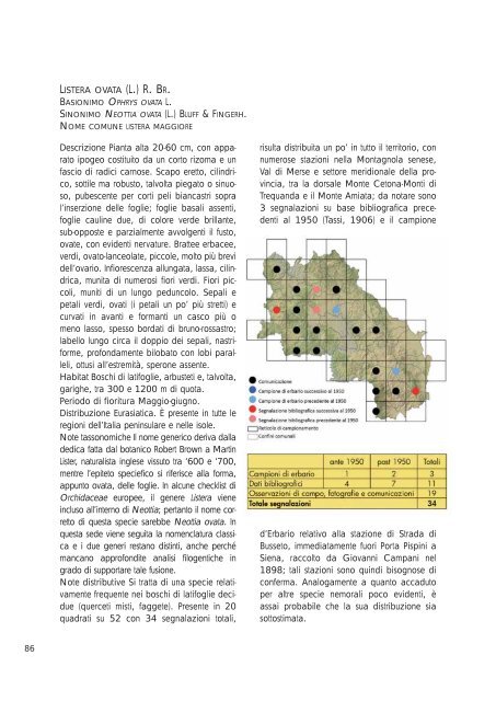 Atlante delle orchidee della Provincia di Siena (dimensione: 6Mb)