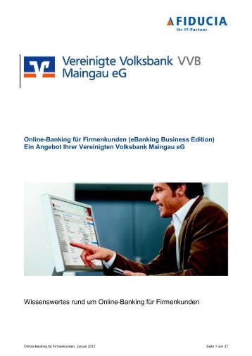 Online-Banking für Firmenkunden - Vereinigte Volksbank Maingau eG