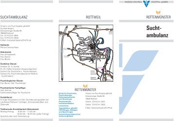 Flyer der Suchtambulanz (PDF) - Vinzenz von Paul Hospital