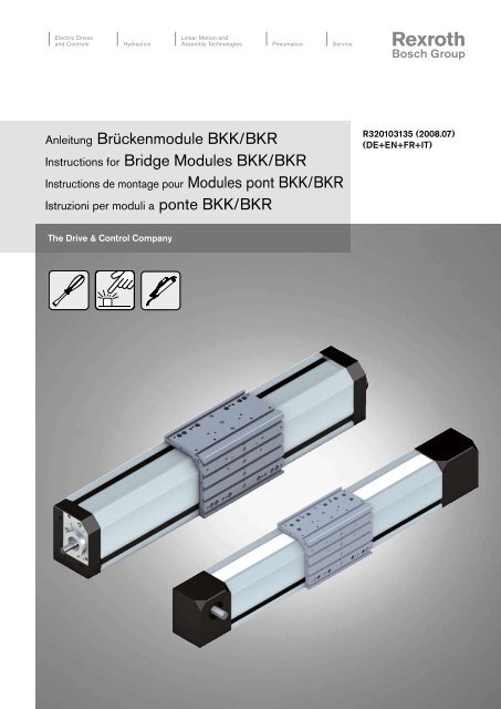 Anleitung Bruckenmodule Bkk Bkr Instructions For Bosch Rexroth
