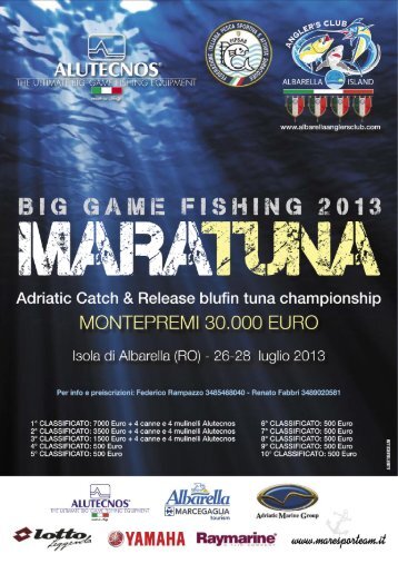1° TROFEO MARATUNA Catch & Release - Albarella Angler's Club