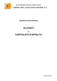 allegati capitolato speciale - ULSS 13