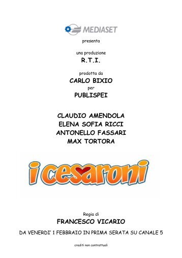 I Cesaroni - Mediaset.it