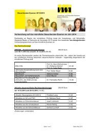 Examen 2013/2014 - Verwaltungs- und Wirtschafts-Akademie ...