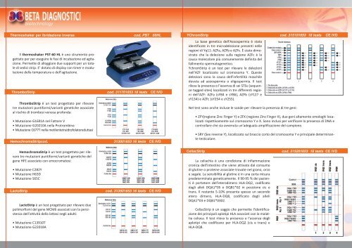 Reverse Dot Blot Molecular Diagnostic - Beta Diagnostici