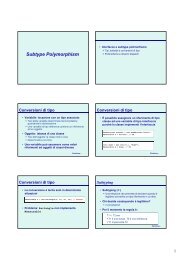 Subtyping e Polimorfismo