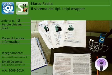 classi wrapper (lez. 3 aggiornata)