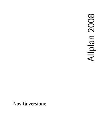 Novità Allplan 2008 - Serteco