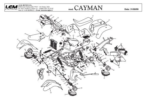 Listino ricambi Cayman - LEM Motor