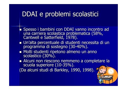 Il Disturbo da deficit di attenzione con iperattività