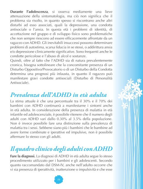 ADHD - Il disturbo da deficit di attenzione e iperattività - ONDa