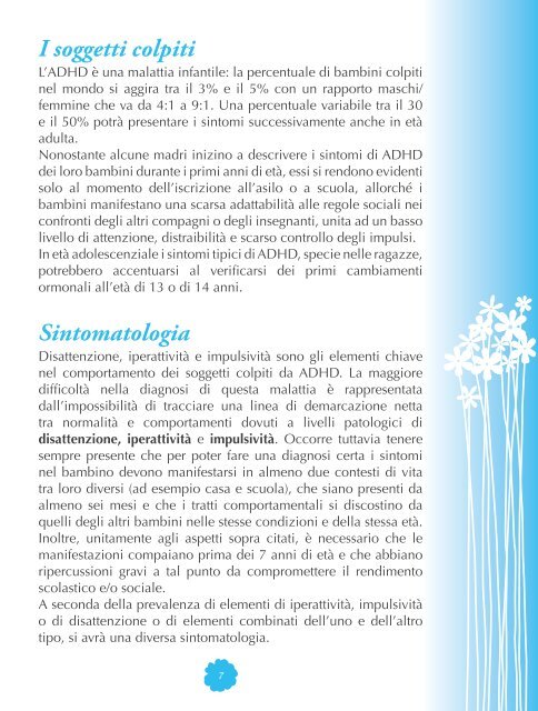 ADHD - Il disturbo da deficit di attenzione e iperattività - ONDa