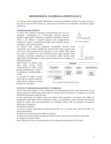 MONOGRAFIA VALERIANA OFFICINALIS L. - Monoselect.It