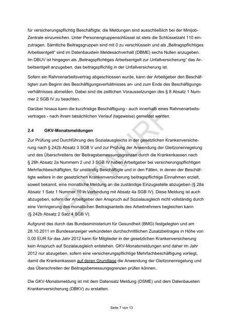 Niederschrift über die Besprechung des GKV ... - ip inside partner