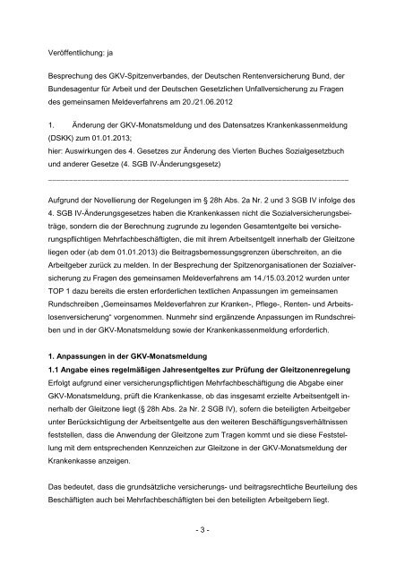 Niederschrift über die Besprechung des GKV ... - ip inside partner