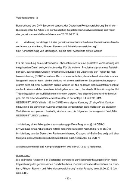 Niederschrift über die Besprechung des GKV ... - ip inside partner