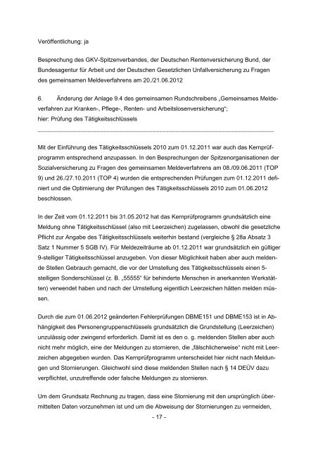 Niederschrift über die Besprechung des GKV ... - ip inside partner