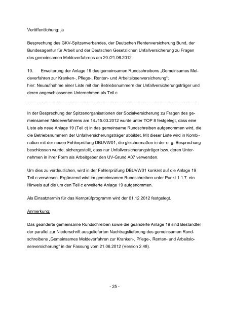 Niederschrift über die Besprechung des GKV ... - ip inside partner