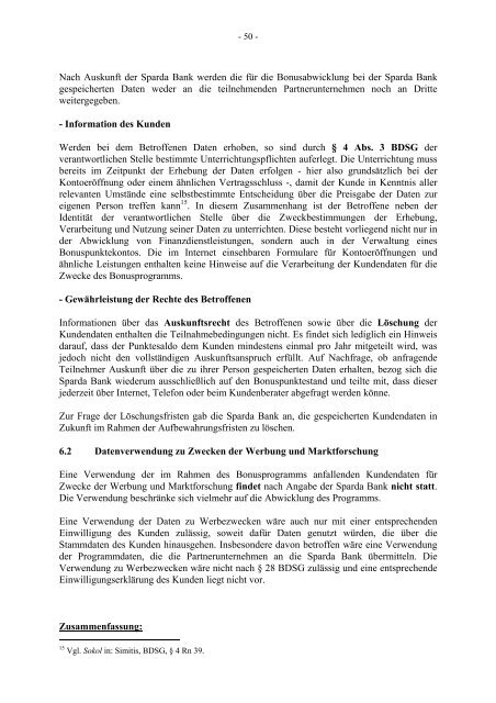 Kundenbindungssysteme und Datenschutz - vzbv