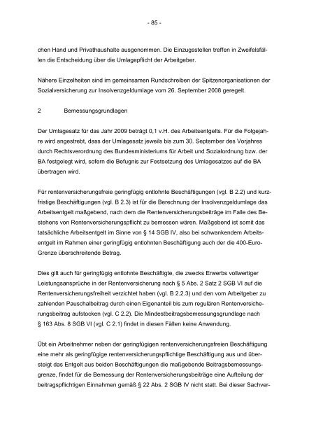 Richtlinien für die versicherungsrechtliche Beurteilung von ...