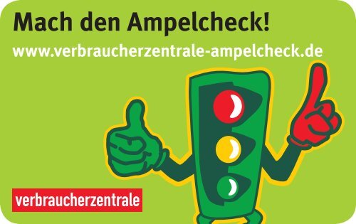 Ampel-Checkkarte - vzbv