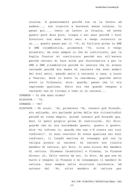 Udienza 01/06/10 - 28 Maggio 1974