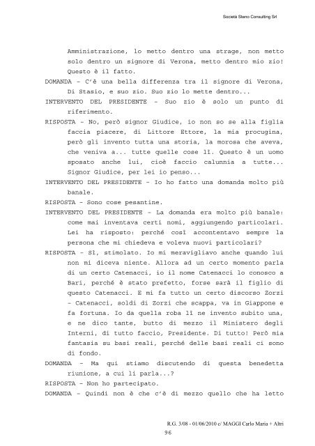 Udienza 01/06/10 - 28 Maggio 1974