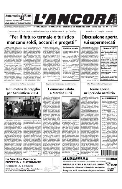 Terme - L'ANCORA edicola