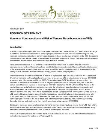 POSITION STATEMENT