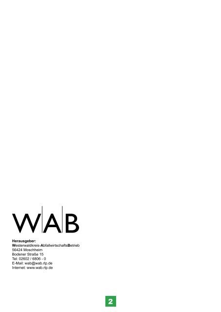 Bauleitplanung_2012.pdf - Westerwaldkreis-AbfallwirtschaftsBetrieb