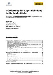 Kapitalbindung in Umlaufmittel - WABECO Subventionslotse