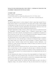 SEWAGE SLUDGE DISINTEGRATION USING OZONE - A METHOD ...