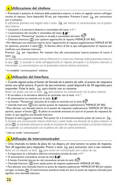 WEPA 246 BIS WEPA 245 BIS - Maisonic