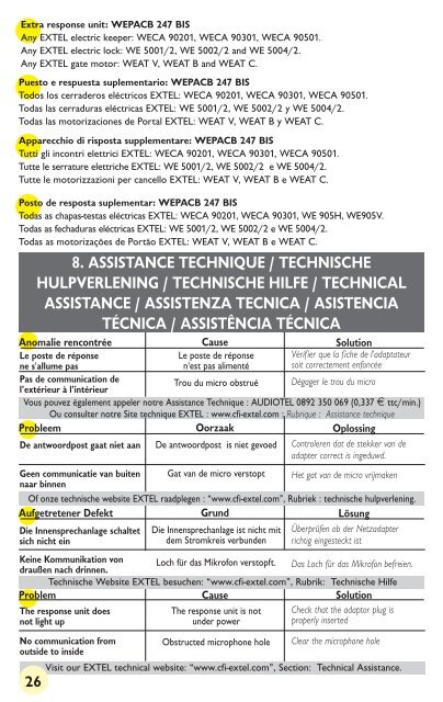 WEPA 246 BIS WEPA 245 BIS - Maisonic