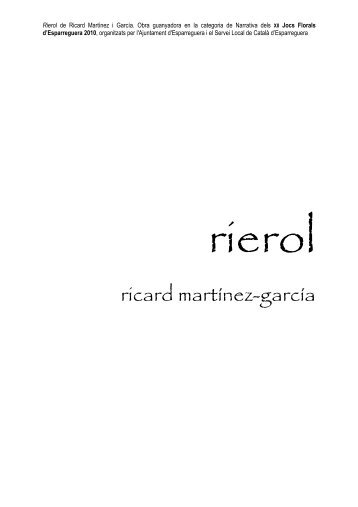 ricard martínez-garcía