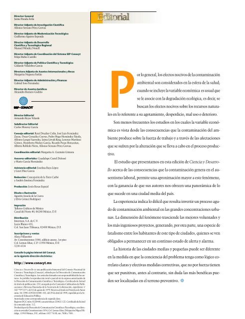 Septiembre-octubre - Revista Ciencia y Desarrollo - Conacyt