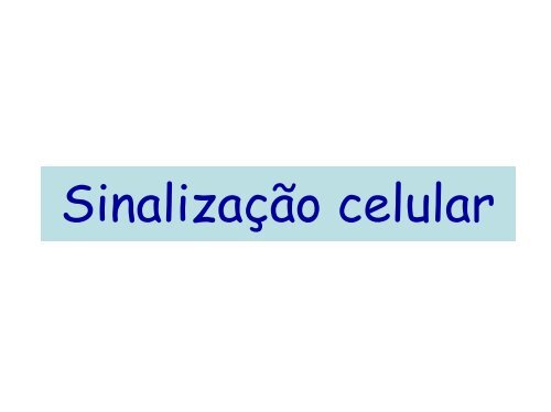 Sinalização celular