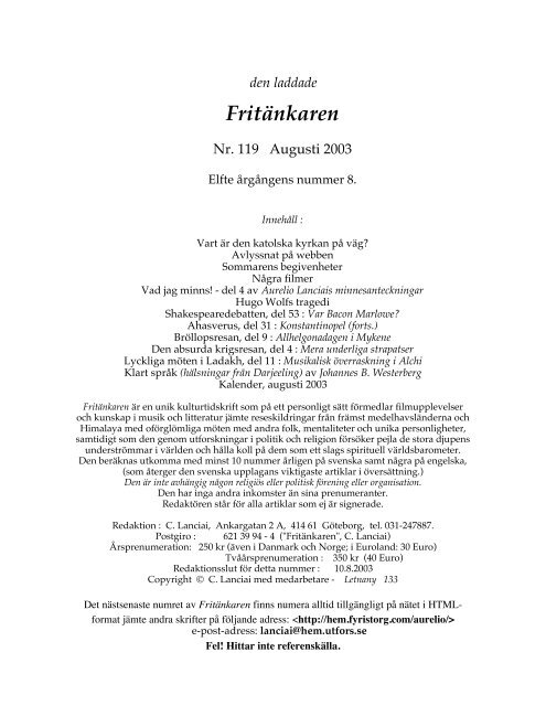 nr119 - Fritänkaren